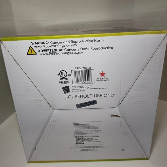 AROMA Rice & Grain Cooker 20 Cup Slow Cooker Granite Pot Reinforced - NEW - Picture 6 of 6